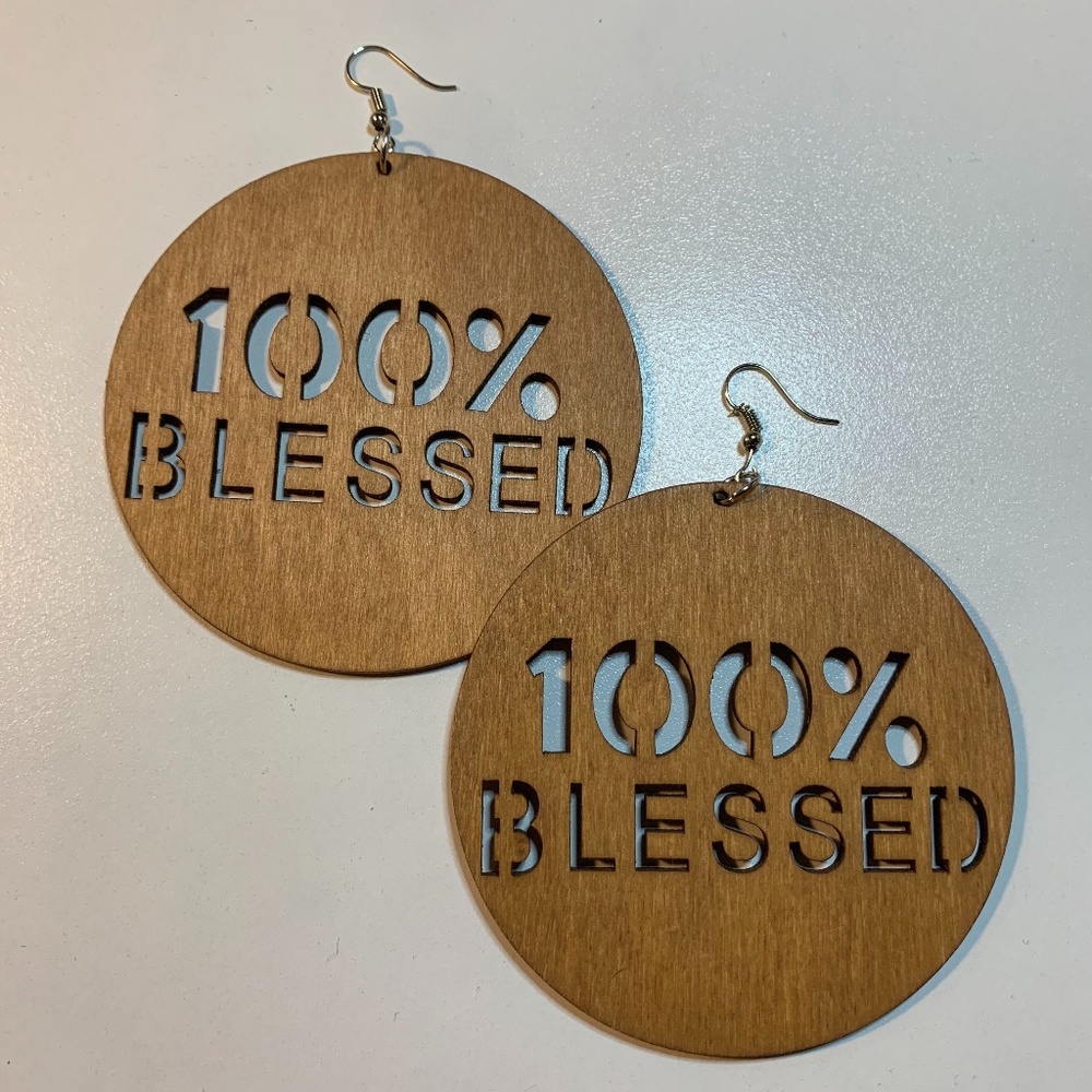 100 % Blessed (Light Brown)